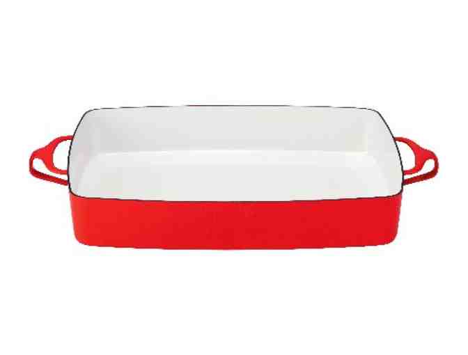 Lenox Dansk Kobenstyle Cookware and Four-Piece Place Setting in Chili Red