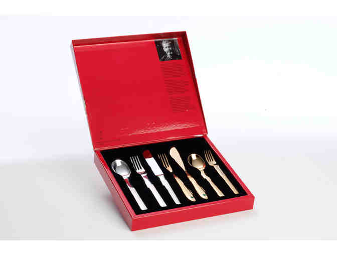 Gense Nobel Silver and Gold Cutlery (4 place settings)