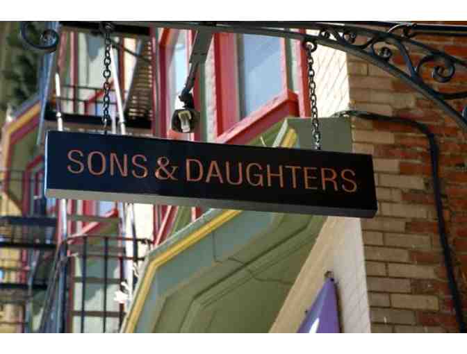 Experience Northern CA's Best with the Four Seasons Hotel and Sons & Daughters, San Fran