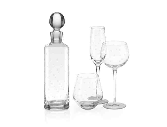 Playfully Elegant Kate Spade New York Crystal Barware for 4 by Lenox Tableware & Gifts