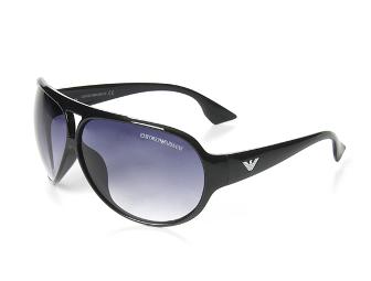 Emporio Armani Aviator Black Sunglasses