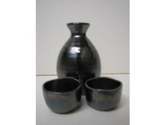 Sake Set- 1:2 Black Luster