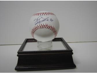 SF Giants Sergio Romo Autographed Baseball Plus SF Giants Baseball Cap