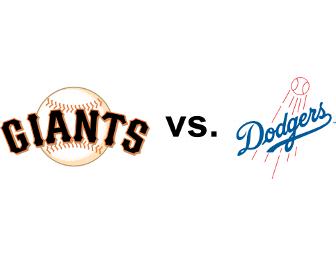 Two Lexus Dugout Seats--SF Giants vs. LA Dodgers--2013 Season (Sept. 24, 2013)