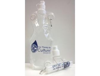 Two (2) 'I'm Thirsty for Culture' Collapsible Water Bottles-$1.50/ Bottle Goes to SFAWS