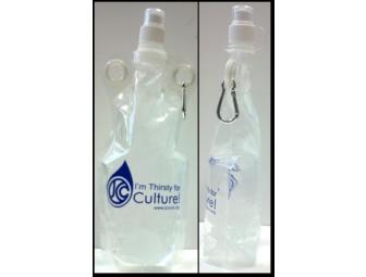 'I'm Thirsty for Culture' Collapsible Water Bottles-$1.50/ Bottle Goes to SFAWS