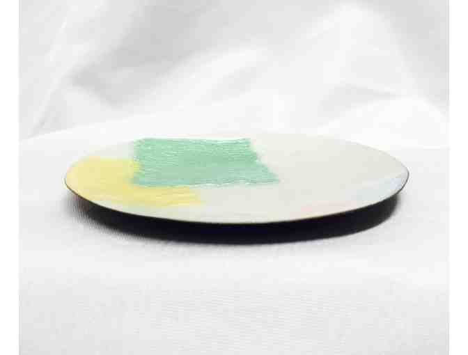 Set of Five Small Pastel Plates