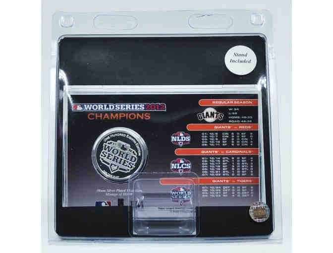 San Francisco Giants 2012 World Series Champions Silver Coin Card