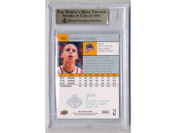 STEPHEN CURRY 2009-10 upper deck first edition rookie BGS 9.5
