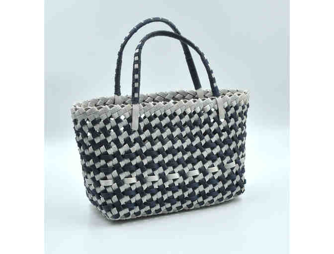 Japanese Hand-woven purse by the women of  AAR, Fukushima Japan - Colors of Winter