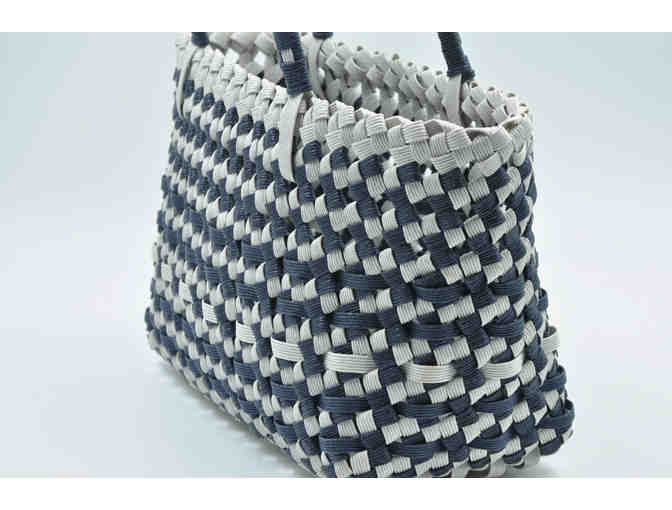 Japanese Hand-woven purse by the women of  AAR, Fukushima Japan - Colors of Winter