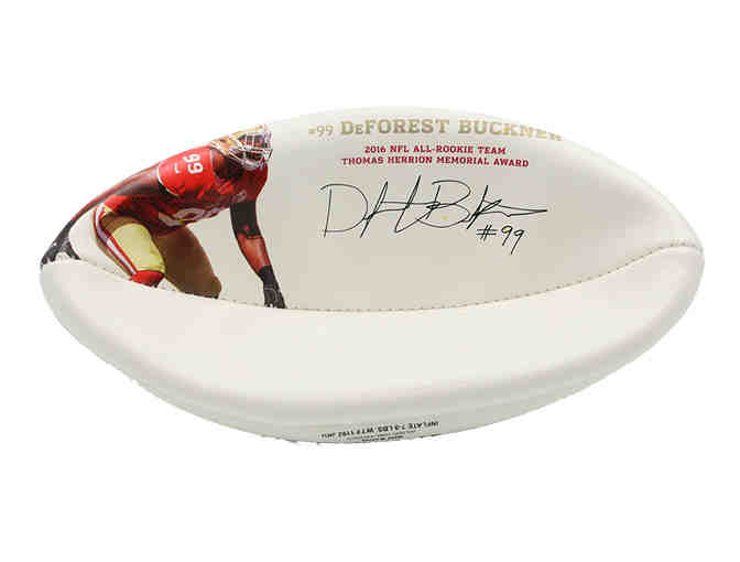 Autographed San Francisco 49ers DeForest Buckner Football