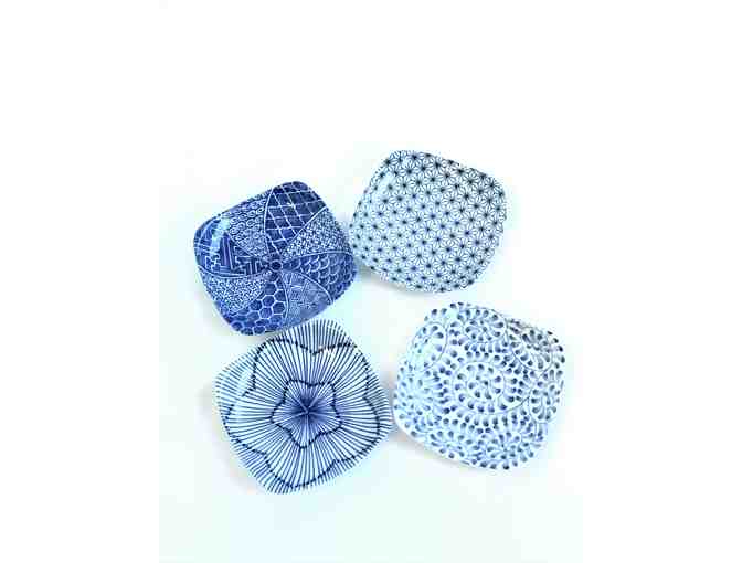 Blue Dishes (Set of 4)