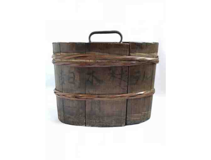 Antique Wooden Basket