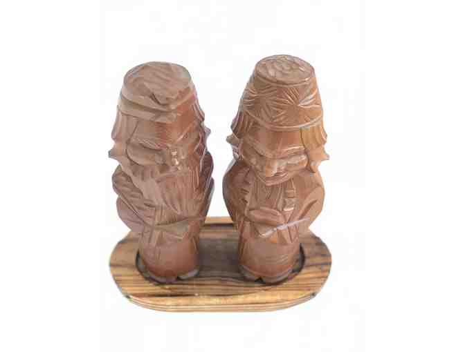 Standing Hand Carved Collectible Ainu Figurines