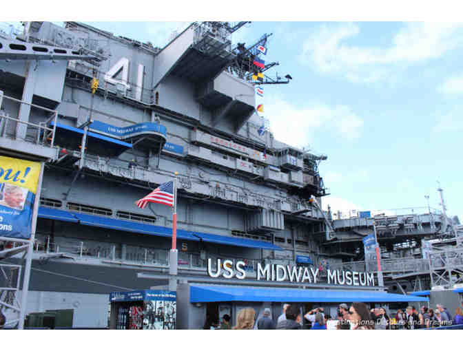 USS Midway Museum: Ensign Package of Four (4) Guest Passes