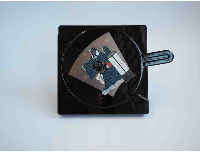 Beautiful Black Hand Mirror Set