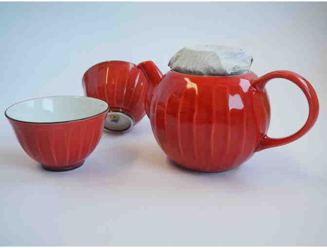 Kotobuki Red Tea Set - Photo 1