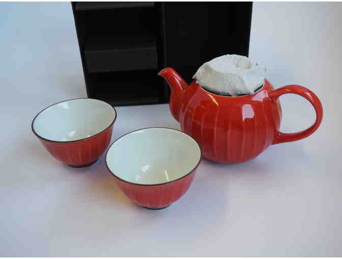 Kotobuki Red Tea Set