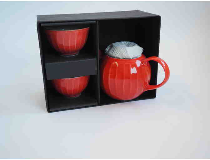 Kotobuki Red Tea Set - Photo 3