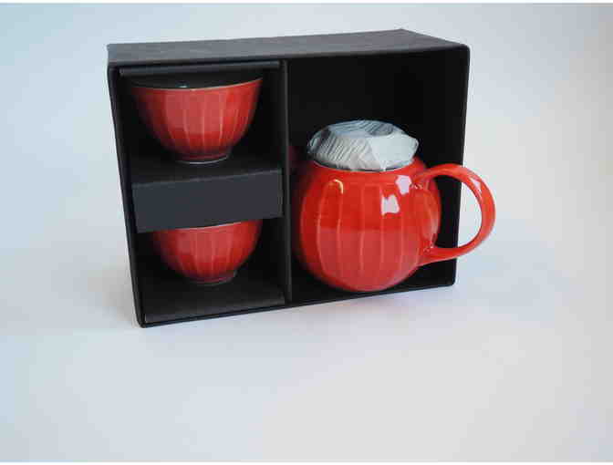 Kotobuki Red Tea Set