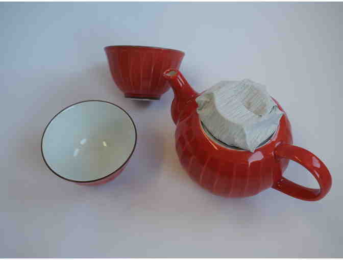Kotobuki Red Tea Set