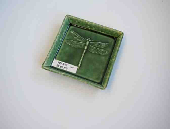 Kotobuki Green Dragonfly Dish