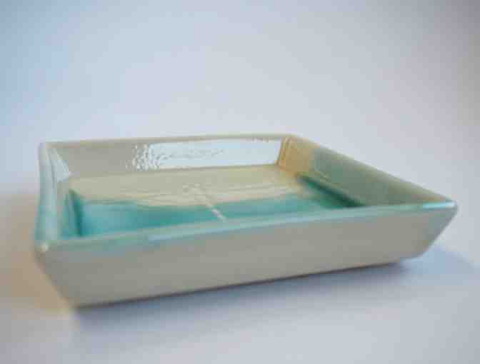 Kotobuki Blue and White Dragonfly Dish