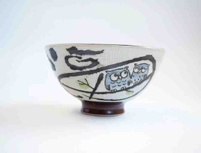 Kotobuki Owl Design Bowl