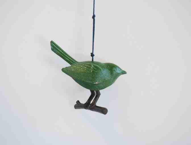 Kotobuki Green Bird Wind Chime