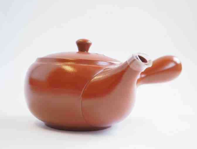 Kotobuki Orange Kyusu (Japanese Teapot)