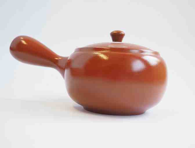 Kotobuki Orange Kyusu (Japanese Teapot) - Photo 4