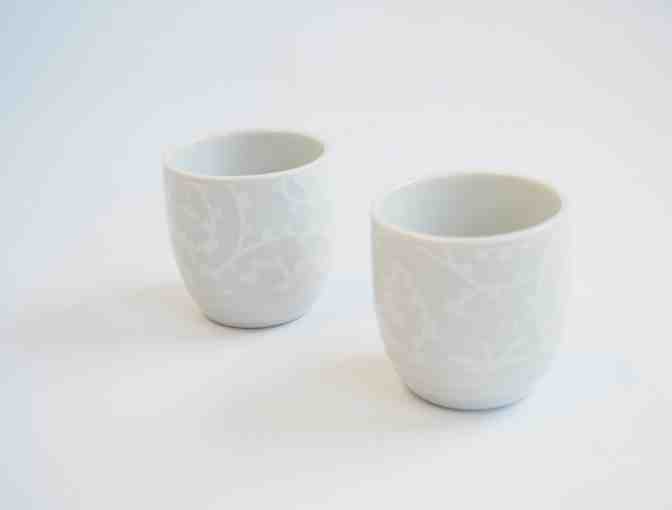 Kotobuki Small White Sake Cups