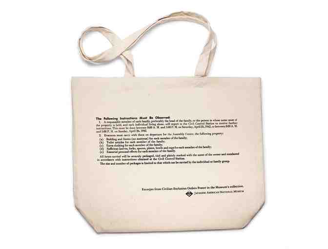 Japanese American National Museum: 'Only What You Can Carry' Tote Bag