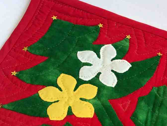 STAFF-CREATED: Handmade Hawaiian Holiday Quilt
