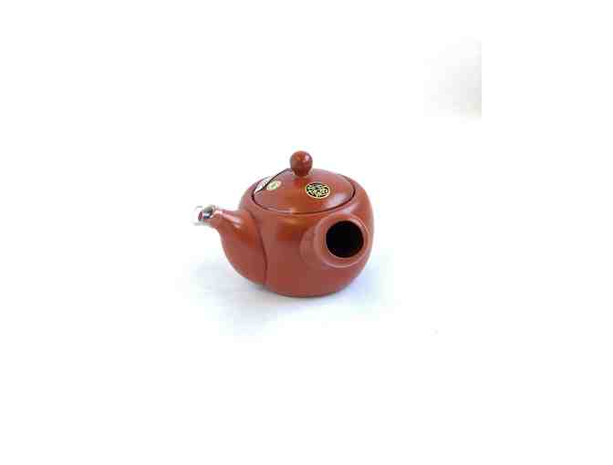 Japanese Ceramic Burnt Red Teapot