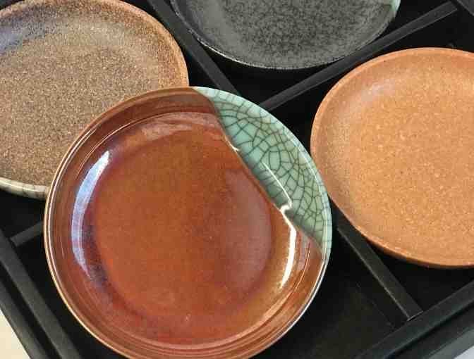 Ceramic 4 pc. Dipping Dish Set (180-578)
