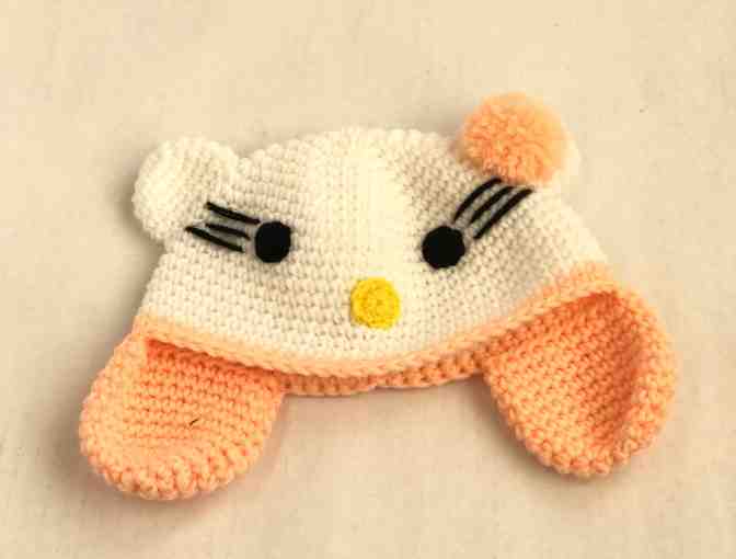 Custom Character Beanie from Weber Works - Hello Kitty Children's Hat - Photo 1