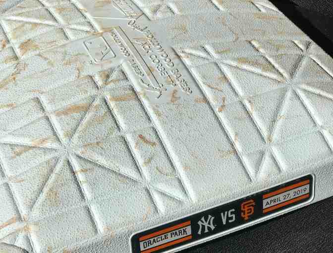 San Francisco Giants vs. New York Yankees Game Used 1st Base