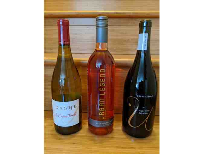 3 Bottles of Wine from East Bay Wineries - Dashe Cellars and Urban Legend - Photo 1