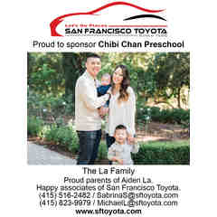 Sponsor: San Francisco Toyota - The La Family