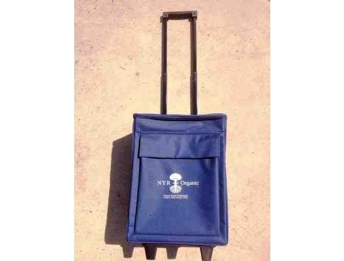 Rolling Blue Tote