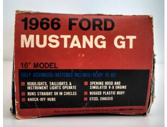 1966 Mustang GT Coupe Wen Mac AMF Model w/ Original Box, Extra Parts