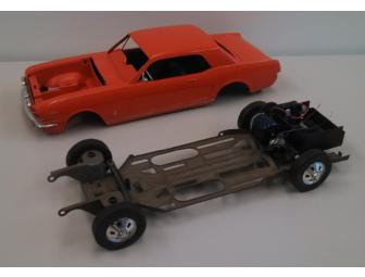 1966 Mustang GT Coupe Wen Mac AMF Model w/ Original Box, Extra Parts