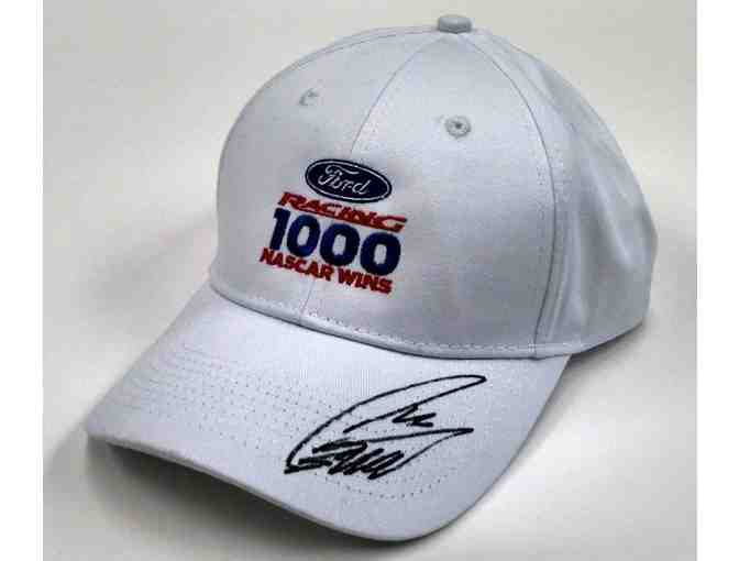 Ford NASCAR 1000 Wins Hat Autographed by Greg Biffle