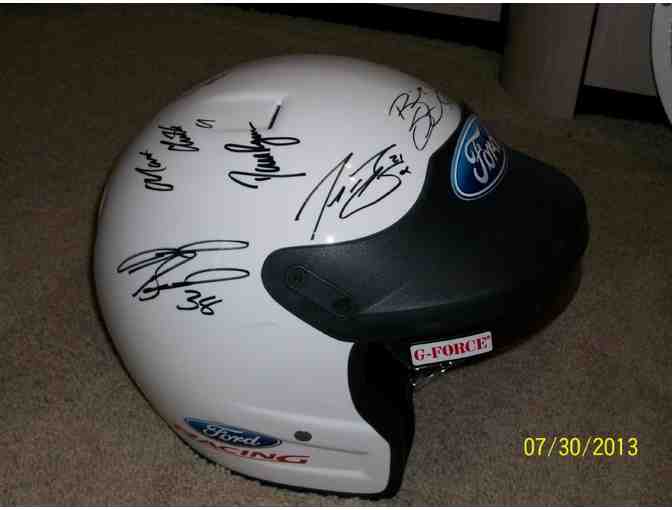 Ford Racing Autographed NASCAR Helmet