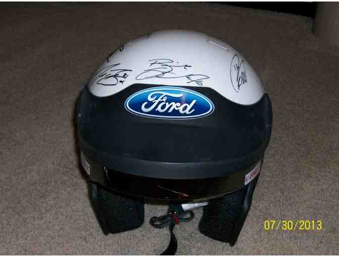 Ford Racing Autographed NASCAR Helmet