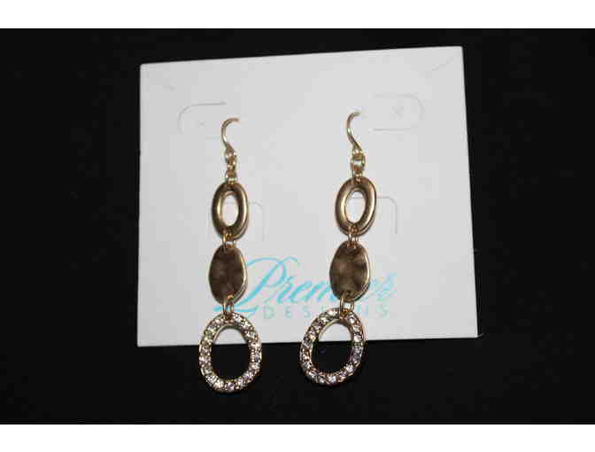 Premier Designs Bands of Gold Braceelts and Riviera Earrings