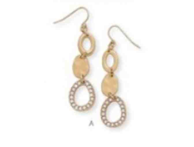 Premier Designs Bands of Gold Braceelts and Riviera Earrings