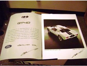 Autographed GT40 Poster